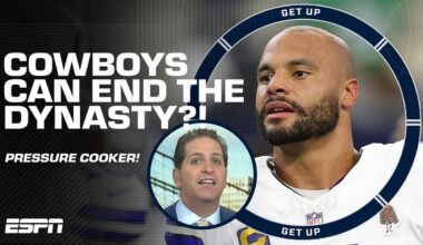 Chiefs vs. Cowboys HAS IT ALL! 👏 Peter Schrager says a loss COULD BE THE DYNASTY'S END! | Get Up