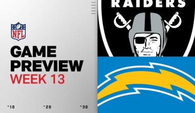 Las Vegas Raiders vs Los Angeles Chargers | Week 13 Game Preview
