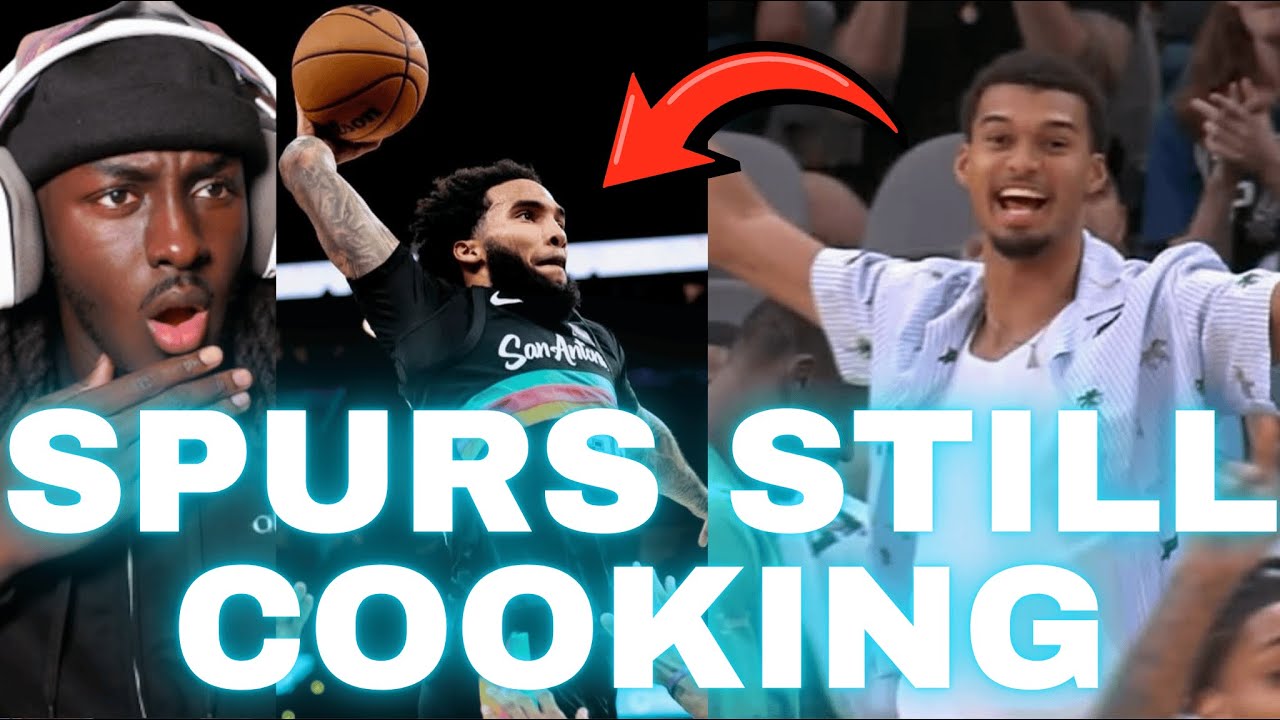 SPURS ARE DEEPPP.. Spurs Vs Hawks Highlights Reaction