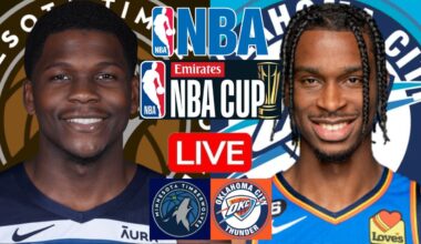 LIVE: MINNESOTA TIMBERWOLVES vs OKLAHOMA CITY THUNDER | NBA | PLAY BY PLAY | SCOREBOARD