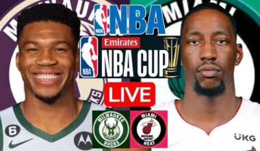 LIVE: MILWAUKEE BUCKS vs MIAMI HEAT | NBA | PLAY BY PLAY | SCOREBOARD