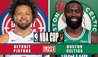 DETROIT PISTONS VS BOSTON CELTICS | NBA CUP LIVE TODAY | PLAY-BY-PLAY SCOREBOARD 2025