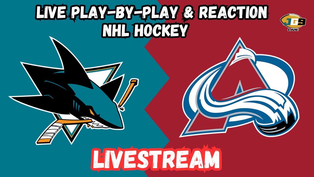 NHL: San Jose Sharks at Colorado Avalanche | LIVESTREAM | LIVE Play-By-Play & Reaction