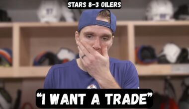 Connor McDavid wants to be TRADED after BLOWOUT loss - Post Game Interview - Stars 8-3 Oilers
