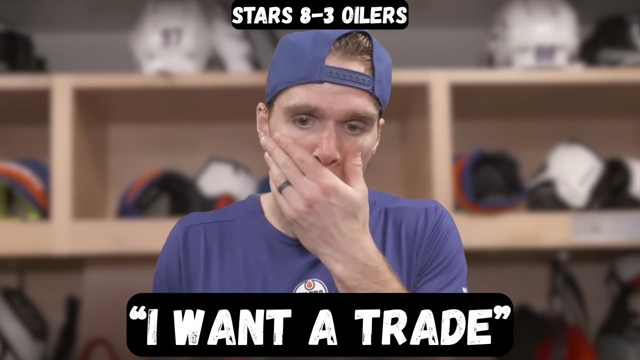Connor McDavid wants to be TRADED after BLOWOUT loss - Post Game Interview - Stars 8-3 Oilers