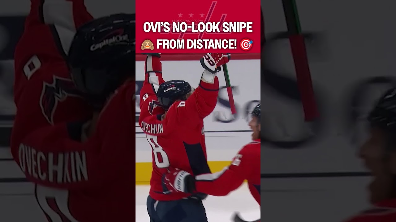 Ovi can score BLINDFOLDED 🙈