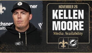 Kellen Moore on waiving Blake Grupe, kicker competition | New Orleans Saints