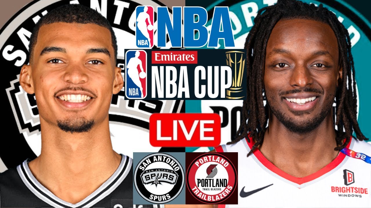 LIVE: SAN ANTONIO SPURS vs PORTLAND TRAIL BLAZERS | NBA | PLAY BY PLAY | SCOREBOARD