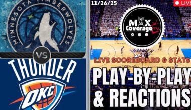 🔴LIVE - Minnesota Timberwolves vs Oklahoma City Thunder - Play-By-Play & Reactions (11/26/25)