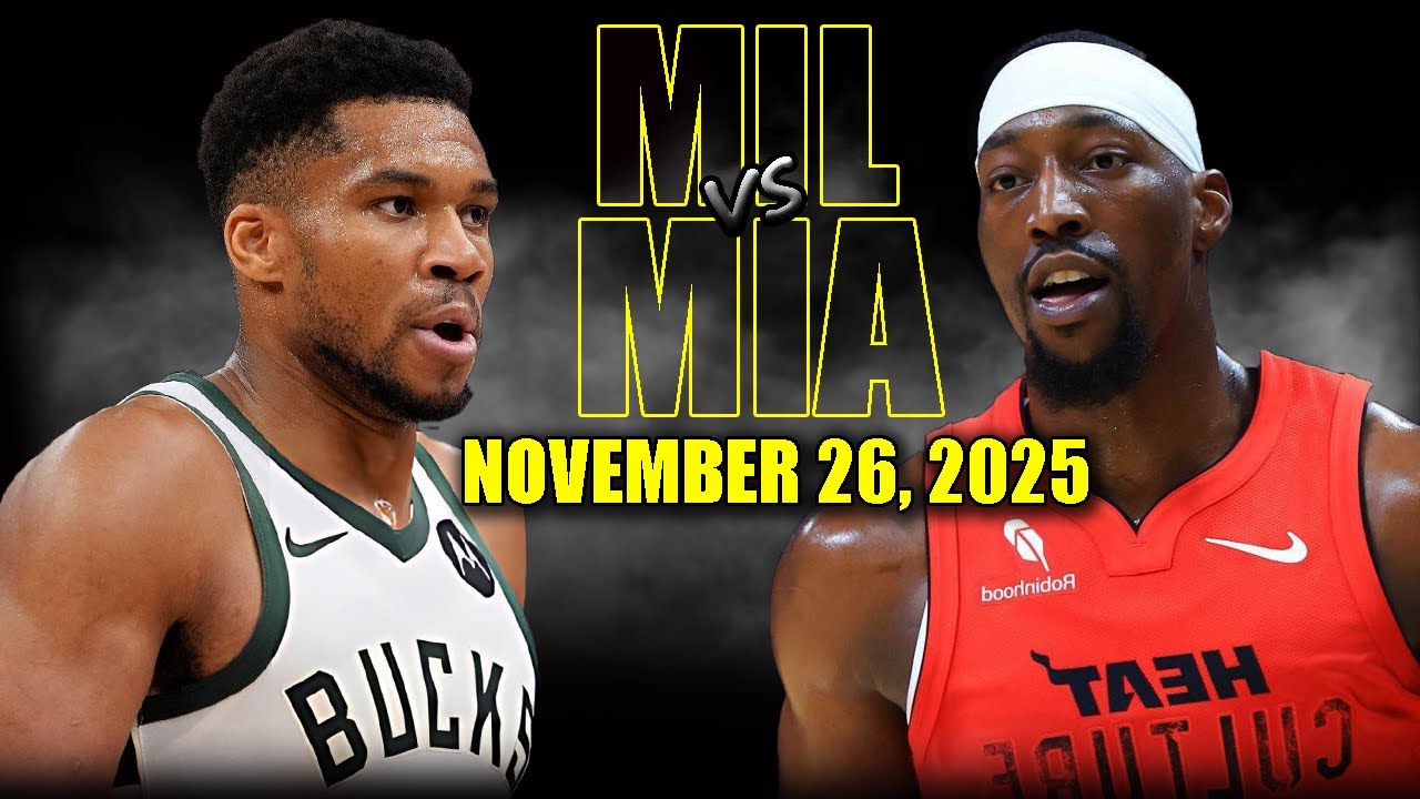 Milwaukee Bucks vs Miami Heat Full Game Highlights - November 26, 2025 | NBA Season