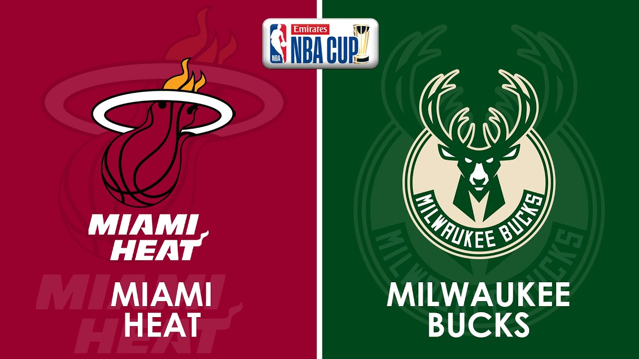 Miami Heat vs Milwaukee Bucks NBA Cup Live Scoreboard