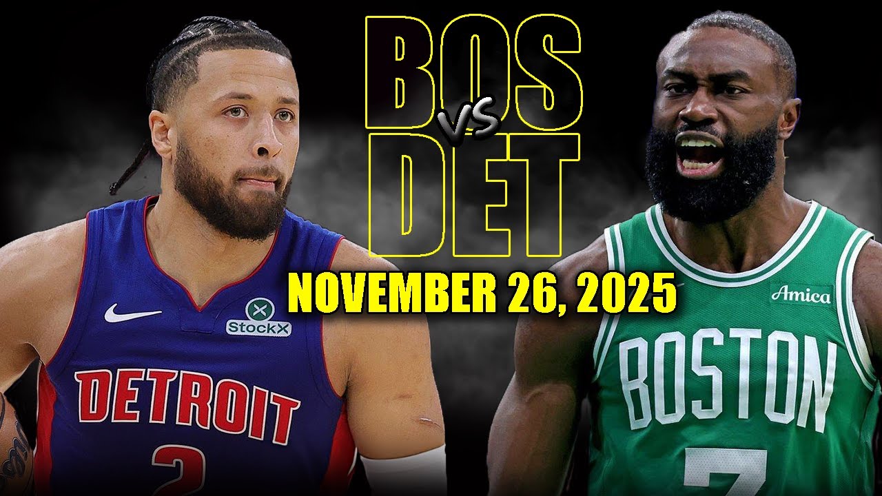 Boston Celtics vs Detroit Pistons Full Game Highlights - November 26, 2025 | NBA Season