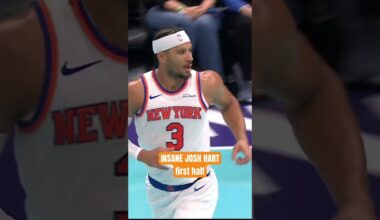 Josh Hart going crazy 😈 #nyknicks #nba #basketballshorts