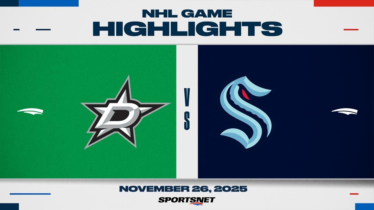 NHL Highlights | Stars vs. Kraken - November 27, 2025