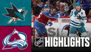 Sharks vs. Avalanche | NHL Highlights | November 26, 2025