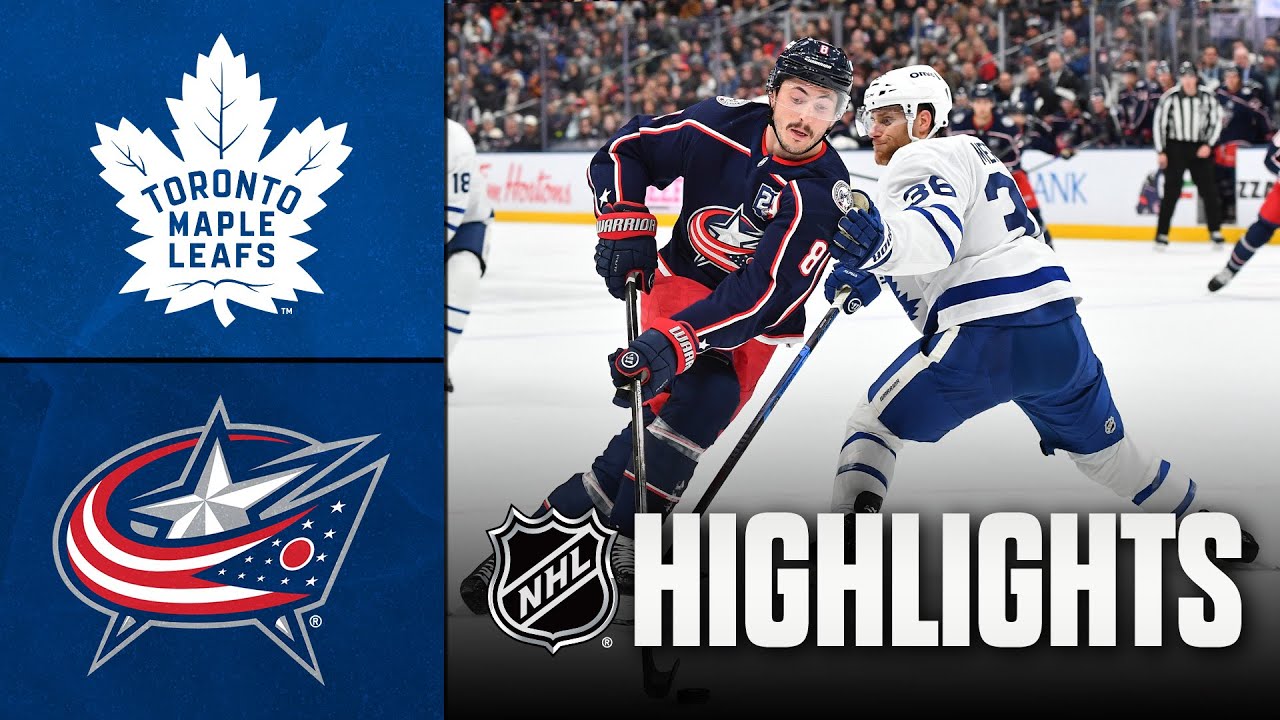 Toronto Maple Leafs vs. Columbus Blue Jackets | NHL Highlights | November 26, 2025