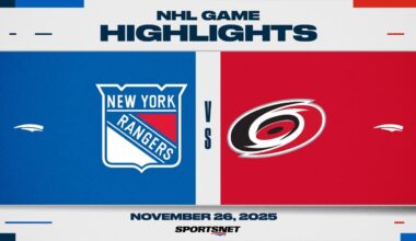 NHL Highlights | Rangers vs. Hurricanes - November 26, 2025