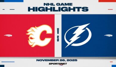 NHL Highlights | Flames vs. Lightning - November 26, 2025