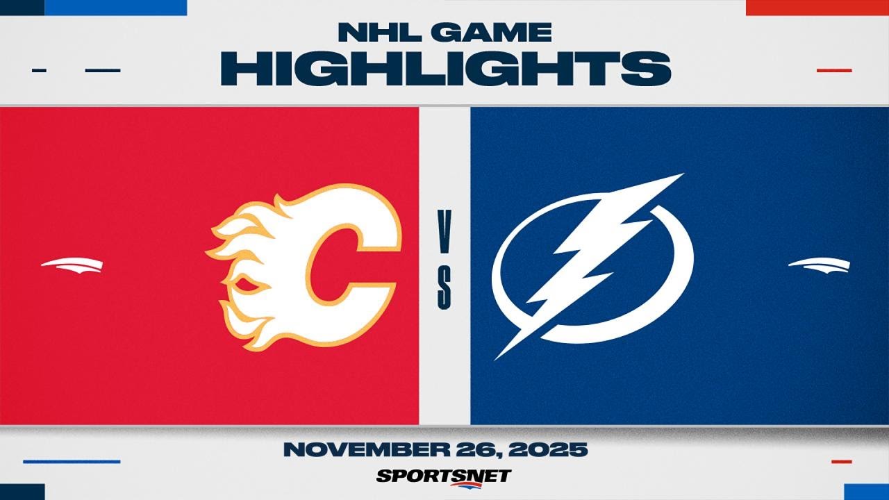 NHL Highlights | Flames vs. Lightning - November 26, 2025