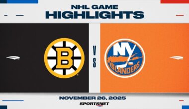NHL Highlights | Bruins vs. Islanders - November 26, 2025