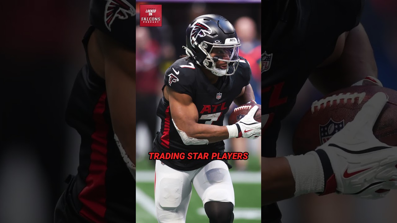 Could the Falcons REALLY trade Bijan Robinson? 👀 #atlantafalcons #falcons #nfl #bijanrobinson