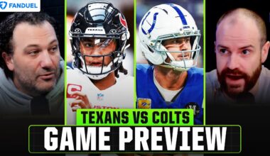 Texans vs Colts FULL Preview + Predictions