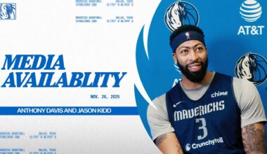 Anthony Davis & Jason Kidd | Post Practice Media Availability | 11/26/25