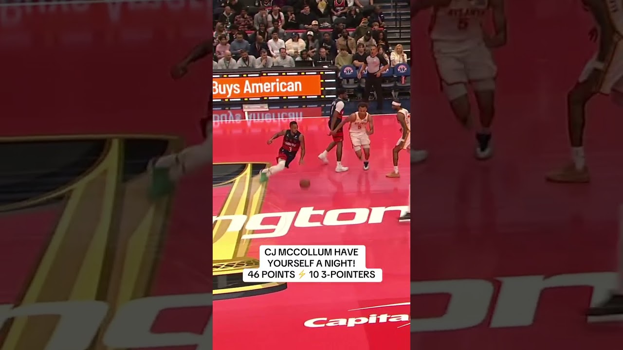 3J MCCOLLUM WAS A CERTIFIED BUCKET TONIGHT 🧙‍♂️ #nba #highlights #washingtonwizards #cjmccollum