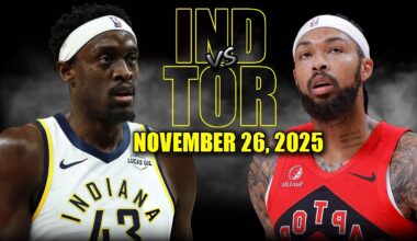 Toronto Raptors vs Indiana Pacers Full Game Highlights - November 26, 2025 | NBA Season