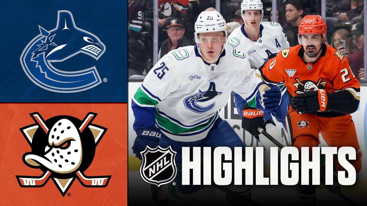 Canucks vs. Ducks | NHL Highlights | November 26, 2025