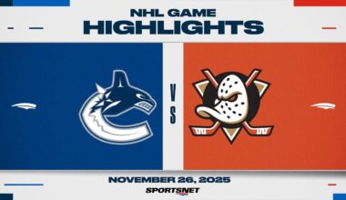 NHL Highlights | Canucks vs. Ducks - November 26, 2025