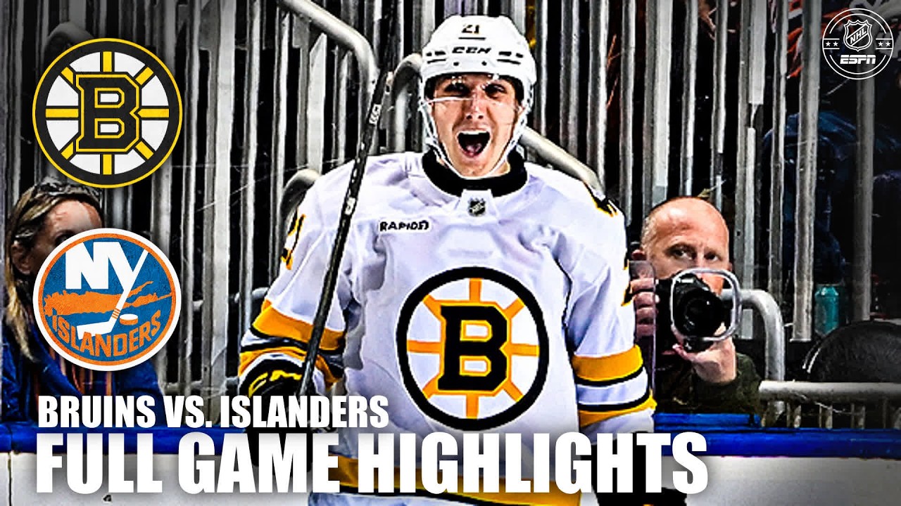 Boston Bruins vs. New York Islanders | Full Game Highlights | ESPN NHL