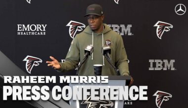 Head Coach Raheem Morris Week 13 Media Availability | Wednesday, November 26th | Press Conference