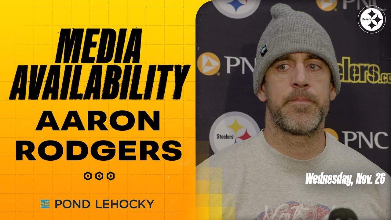 Aaron Rodgers Media Availability (Nov. 26) | Pittsburgh Steelers