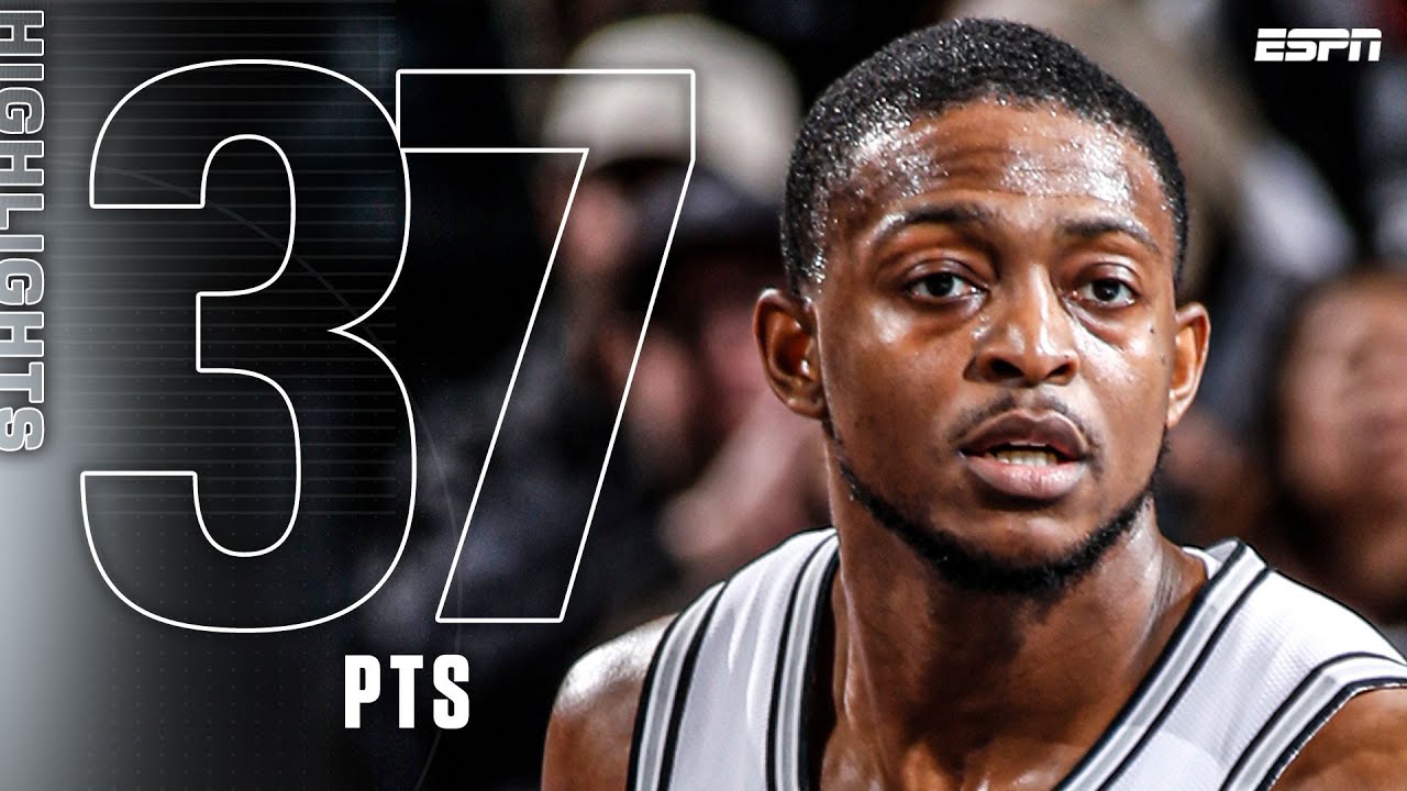 De'Aaron Fox sets NEW Spurs career high HIGHLIGHTS ♨️ | NBA on ESPN
