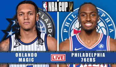ORLANDO MAGIC VS PHILADELPHIA 76ERS | NBA CUP LIVE TODAY | PLAY-BY-PLAY SCOREBOARD 2025