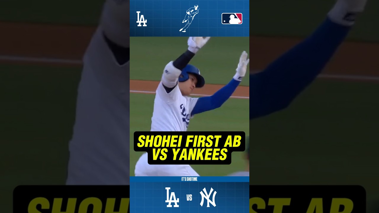 Shohei First At-Bat vs New York Yankees