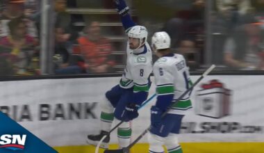 Canucks' Garland dekes out Ducks defenders to score spectacular goal