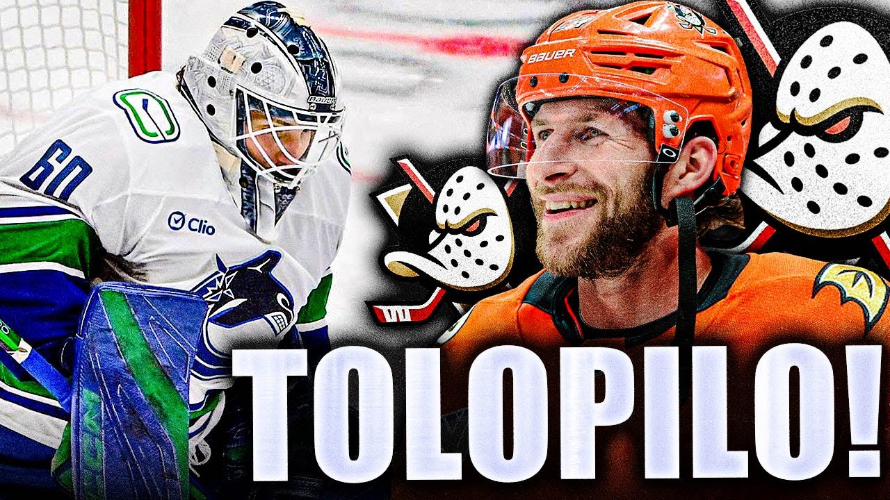 NIKITA TOLOPILO IS A MONSTER: VANCOUVER CANUCKS DEFEAT THE ANAHEIM DUCKS