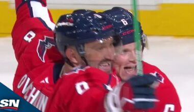 Capitals' Alex Ovechkin Fires Through Traffic To Notch Career Goal No. 908