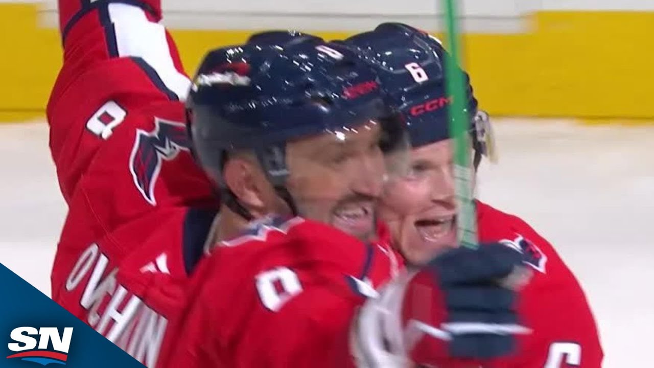 Capitals' Alex Ovechkin Fires Through Traffic To Notch Career Goal No. 908