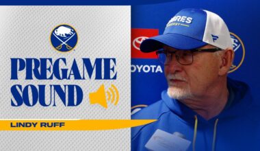 "We Know It's Not Comfortable" | Lindy Ruff On Three Goaltender Rotation | Buffalo Sabres