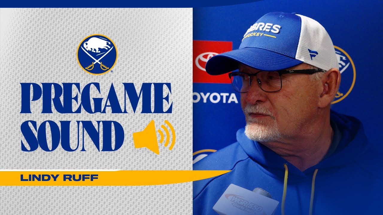 "We Know It's Not Comfortable" | Lindy Ruff On Three Goaltender Rotation | Buffalo Sabres
