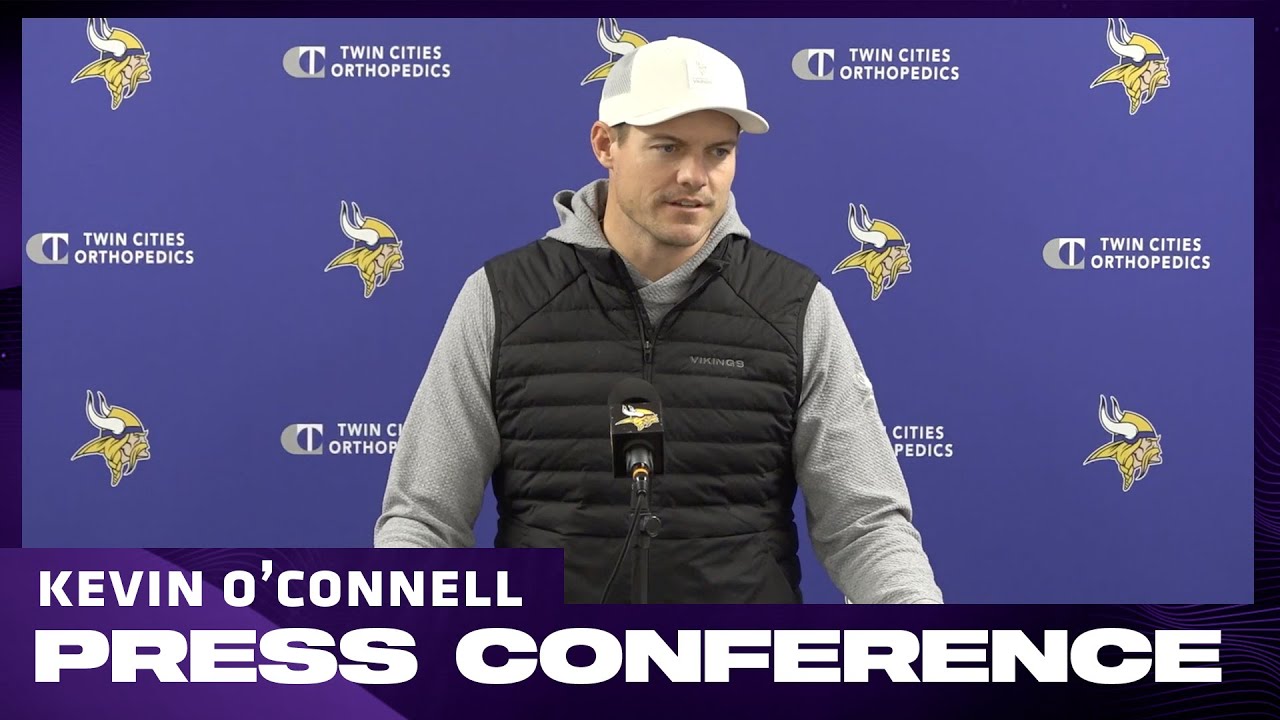 Kevin O'Connell on J.J. McCarthy's Status, Max Brosmer, Injury Updates, Preparing for Seahawks