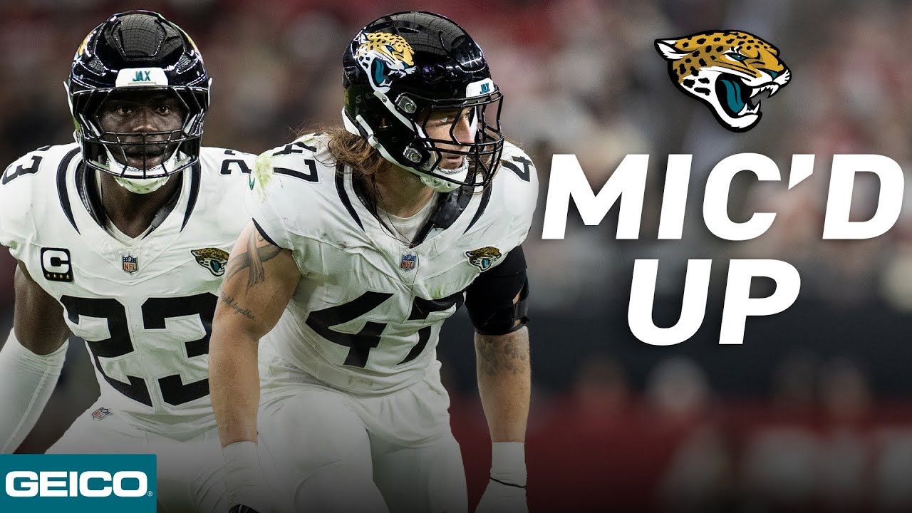 Foye Oluokun and Dennis Gardeck MIC'D up in Week 12 vs. Cardinals | Jacksonville Jaguars