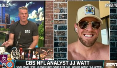 JJ Watt on Texans-Colts, calling T.J.'s big sack & Thanksgiving 🏈 | The Pat McAfee Show