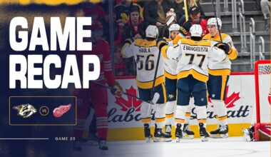 PREDS WIN: Game Highlights vs Detroit Red Wings