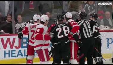 Detroit Red Wings' Ben Chiarot Fined $5000 for Butt-Ending New Jersey Devils' Simon Nemec
