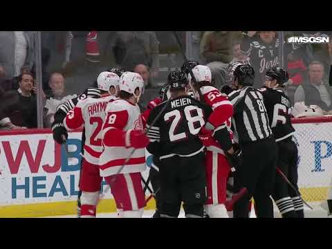 Detroit Red Wings' Ben Chiarot Fined $5000 for Butt-Ending New Jersey Devils' Simon Nemec