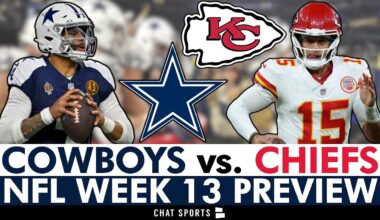 Dallas Cowboys vs. Kansas City Chiefs: Injury News, Matchups, Players To Watch | NFL Week 13 Preview
